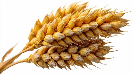 Close-up of ripe wheat stalks