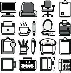 Modern Office Icon Pack.eps