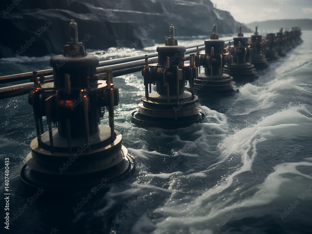 Aufkleber tidal power control manages flow, optimizes output, and supports a constant smart grid