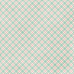 Green plaid gingham, scottish tartan texture, grid graph paper with rhombus squares pattern, picnic napkin and curtain tablecloth, vector seamless geometric checkered fabric