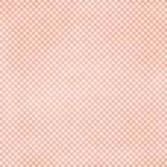 Pink plaid gingham, scottish tartan texture, grid graph paper with rhombus squares pattern, picnic napkin and curtain tablecloth, vector seamless geometric checkered fabric