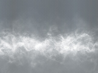 Dramatic Cloudscape Illustration — Transparent Sky with Mist, Vapour, and Atmospheric Haze for Weather, Nature, or Climate-Themed Design