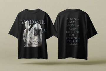black and white tshirt