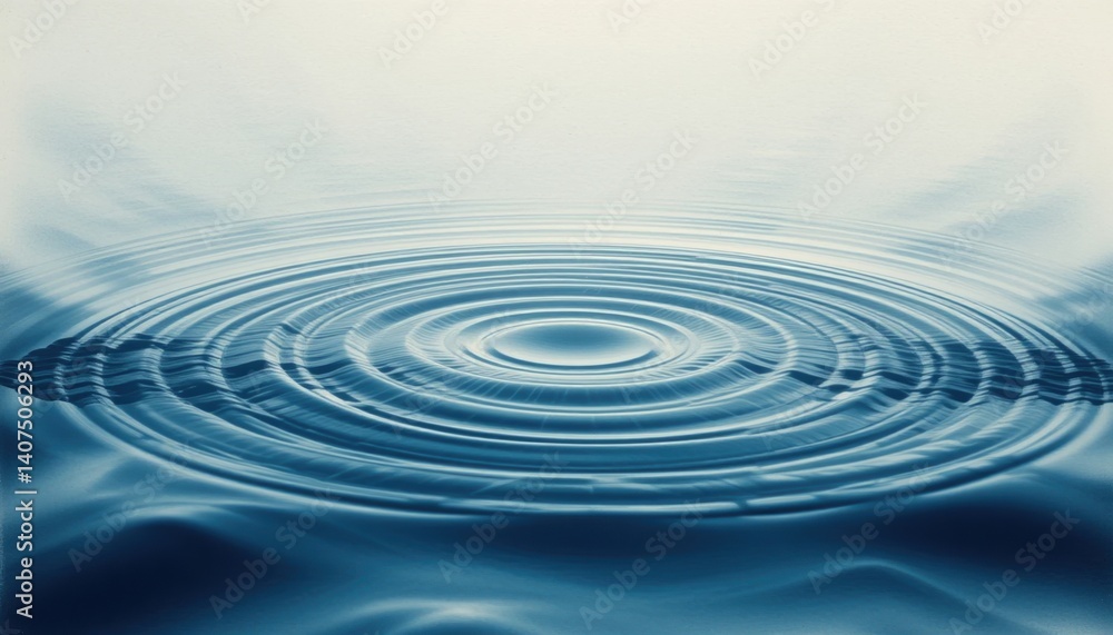 Aufkleber ripple effect water movement natural environment abstract image calm setting close-up view serenity 