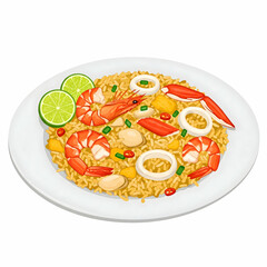 Seafood Fried Rice (Nasi Goreng Seafood)