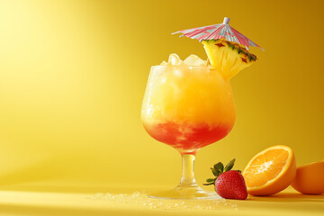 tropical fruit cocktail