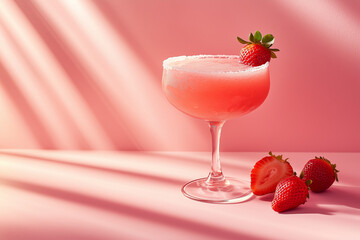 frozen strawberry cocktail
