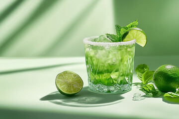 mojito cocktail with mint
