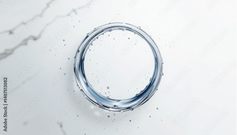 Poster captivating water splash action studio environment high-quality visual content serene background dyn