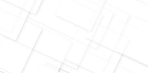 Modern white and gray technology concept diamond triangle geometric line background.' A sleek and modern background with overlapping shapes, white color, and ample copyspace for design