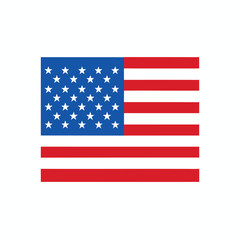Naklejka premium united states flag icon