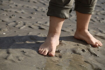 F&uuml;&szlig;e im Watt