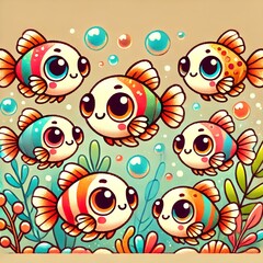 Naklejka premium fish