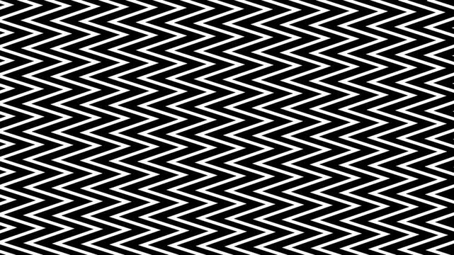 Black and white zig zag pattern suitable for background designs, textiles, packaging, and modern graphic projects. Versatile, striking, and bold.