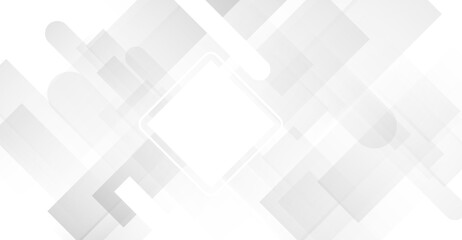 Elegant Abstract Background with Soft White and Gray Geometric Shapes for Modern Designs, Seamless Patterns and Clean Presentations in a Minimalist Style