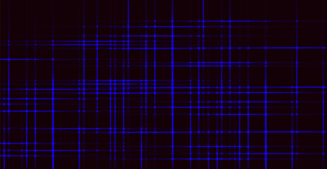 Vivid Blue Grid on Deep Black: Modern High-Tech Abstract Background for Digital Design and Futuristic Aesthetic Projects, Ideal for Presentations