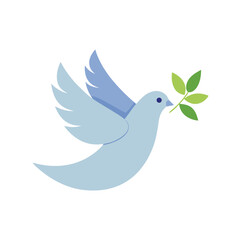 dove with peace sign