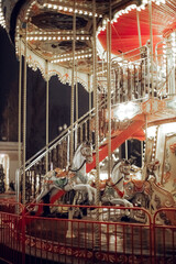 carousel in Christmas Square tonight