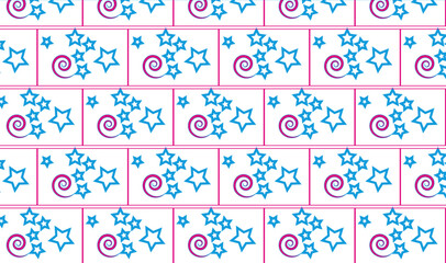 seamless pattern with colorful flowers