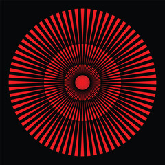 Psychedelic dark red background with a spiral
