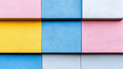 Fototapeta premium Pastel Geometric Pattern Background