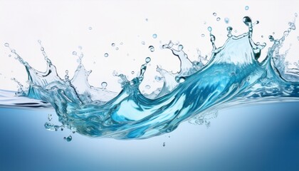 Obraz premium creative abstract water , water splashing background, water splash in motion showing beautiful movement, background graphic resource