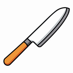 Obraz premium Knives illustration flat vector design