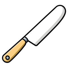 Obraz premium Knives illustration flat vector design