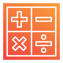 Fototapeta premium Math Icon