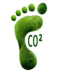 Footprint of carbon dioxide