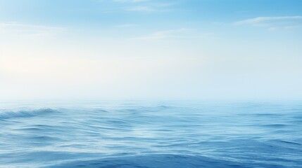 Obraz premium atmosphere soft blue waves