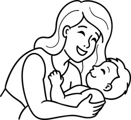 mother and baby for mothers day