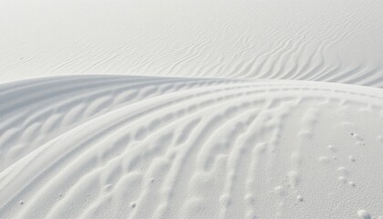 Obraz premium Exploring the serene sand patterns white desert nature photography minimalist environment aerial viewpoint concept of tranquility and isolation