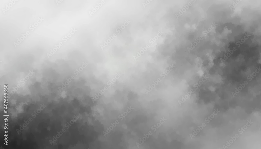 Poster mysterious fog rolling over serene landscape nature scene abstract background enigmatic environment 