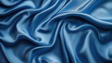 Obraz premium blue satin background