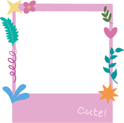 Cute Hand-Drawn Polaroid Frame Collection