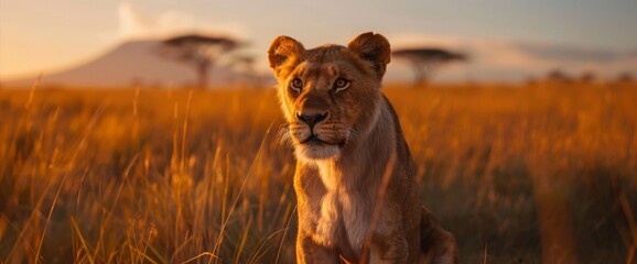 Lion_portrait_on_savanna_landsca