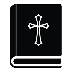 Bible icon. isolated on white background. vector illustration
