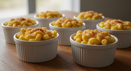 Mac and Cheese Individual Servings Comfort Food Dinner