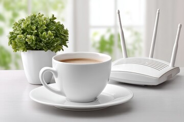 Hacker capturing credentials through a fake wireless access point