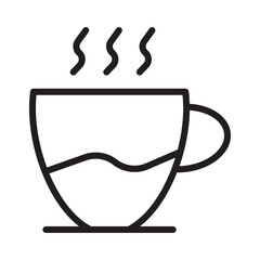 coffee cup outline icon