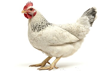 Fototapeta premium A chicken on a white background