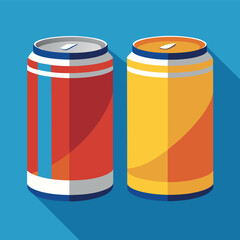 Soda Can Two Colours Set