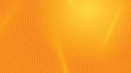 abstract background with orange gradient color and graphic dots pattern