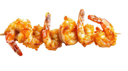 Delicious Freshly Fried Prawn Skewers Perfect for Seafood Lovers and Culinary Delights
