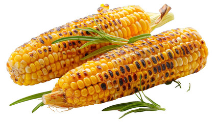 Delightful Grilled Corn on the Cob With a Smoky Flavor and Vibrant Golden Color