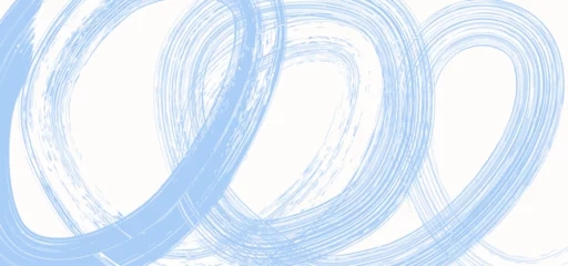 Gordijnen abstract background design, composition with loops, strokes and splashes, grungy © Kirsten Hinte