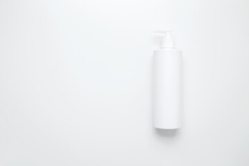 Cosmetic beauty products. Moisturizing cream bottles with branding mockup. Skin care and beauty concept