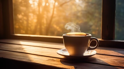 vibes coffee cup on a table