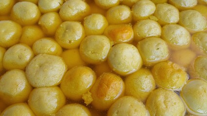 Rosogolla, famous Bengali sweet recipe for Navaratri festival. Indian Sweet Rasgulla Also Know as Rosogolla, Roshogolla, Rasagola, Ras Gulla, Anguri Rasgulla or Angoori.